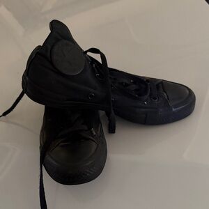 Converse Black High-Top Athletic Shoes